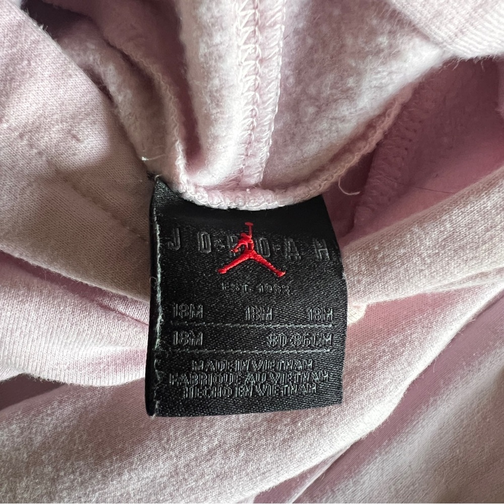 Nike Jordan Pink Girls Hoodie & Jogger Set - Picture 6 of 7